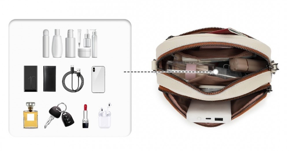Dámska kožená crossbody kabelka LH2418 - béžová LH2418-BG-BN-(9)-1000x1000
